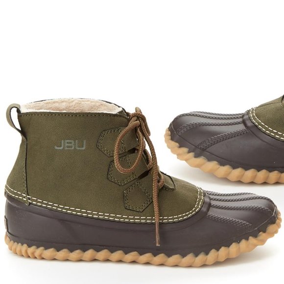 women's lace up duck boots